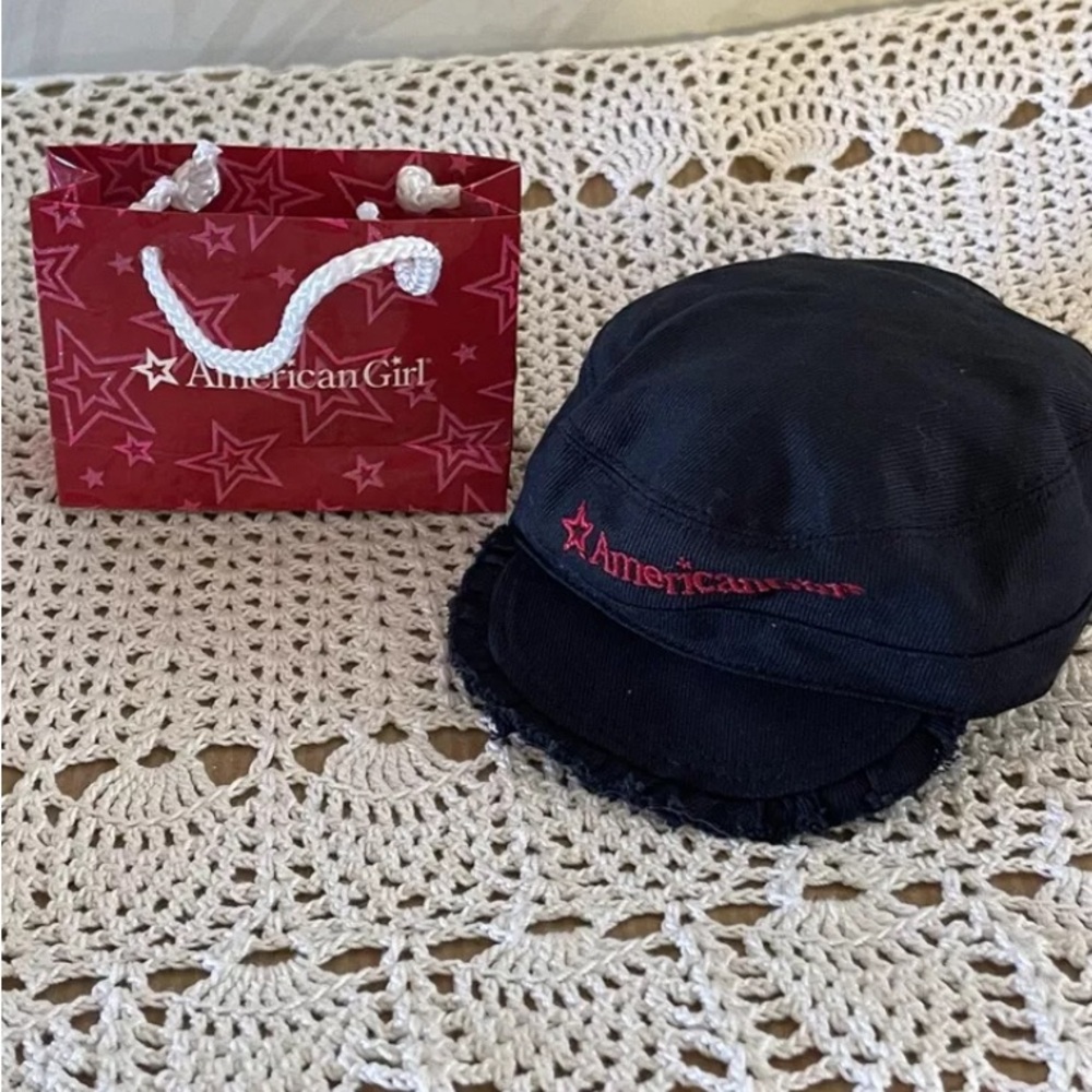 American Girl Doll Store Exclusive Black CADET CAP Hat